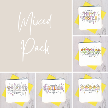 Mixed Pack of Five Easter Cards