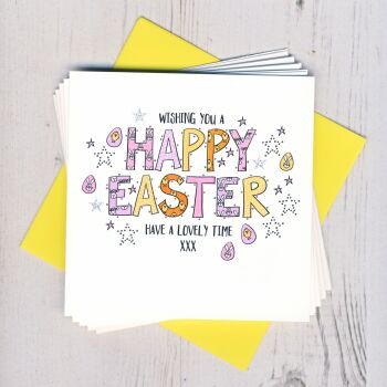 Pack of Five Happy Easter Cards