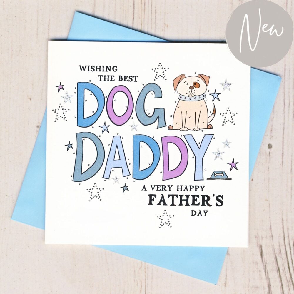 <!-- 007 -->Dog Daddy Father's Day Card