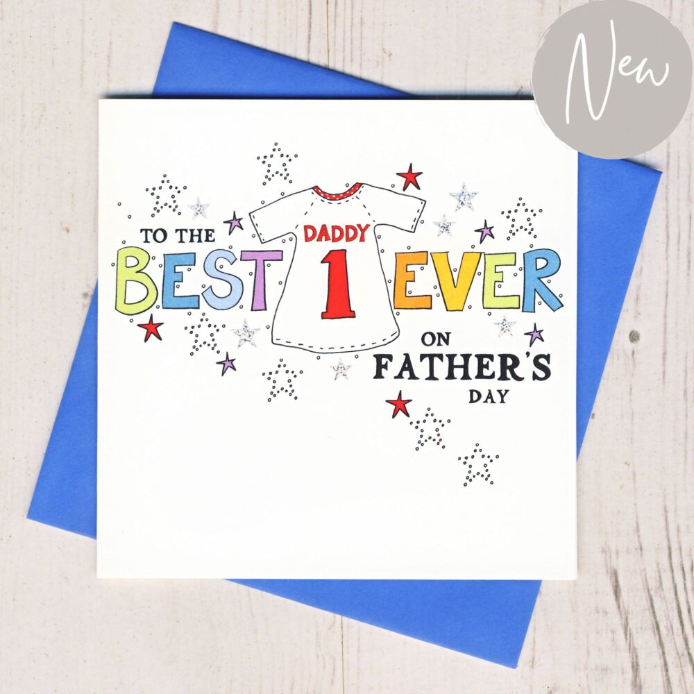 <!-- 006 -->Number One Daddy Father's Day Card