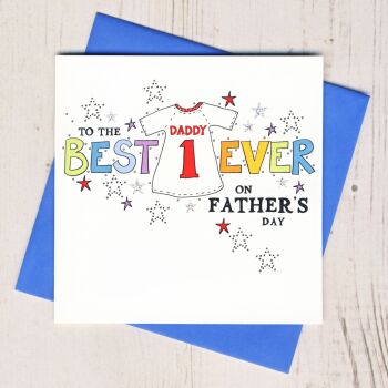 Number One Daddy Father's Day Card