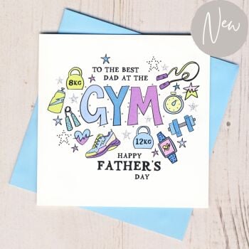Gym Dad Father's Day Card