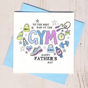 Gym Dad Father's Day Card
