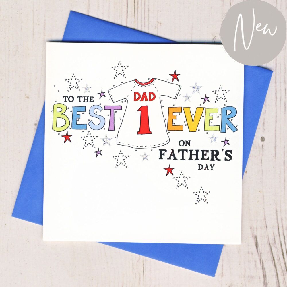 <!-- 004 -->Number One Dad Father's Day Card