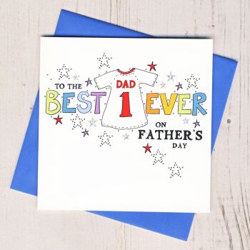 Number One Dad Father's Day Card