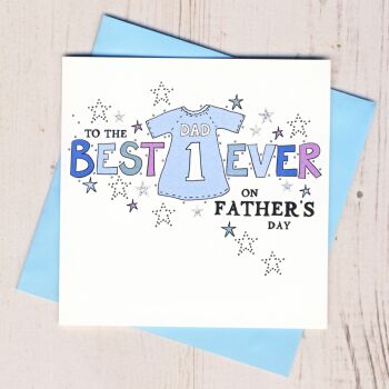 Number One Dad Father's Day Card
