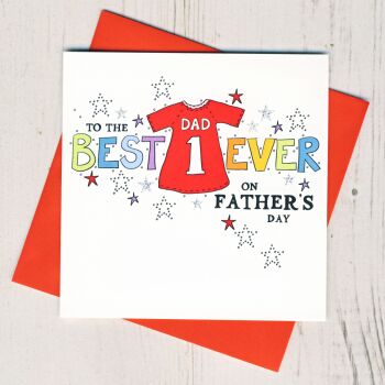 Number One Dad Father's Day Card