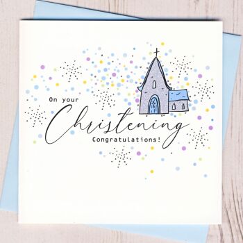 Boy's Christening Card