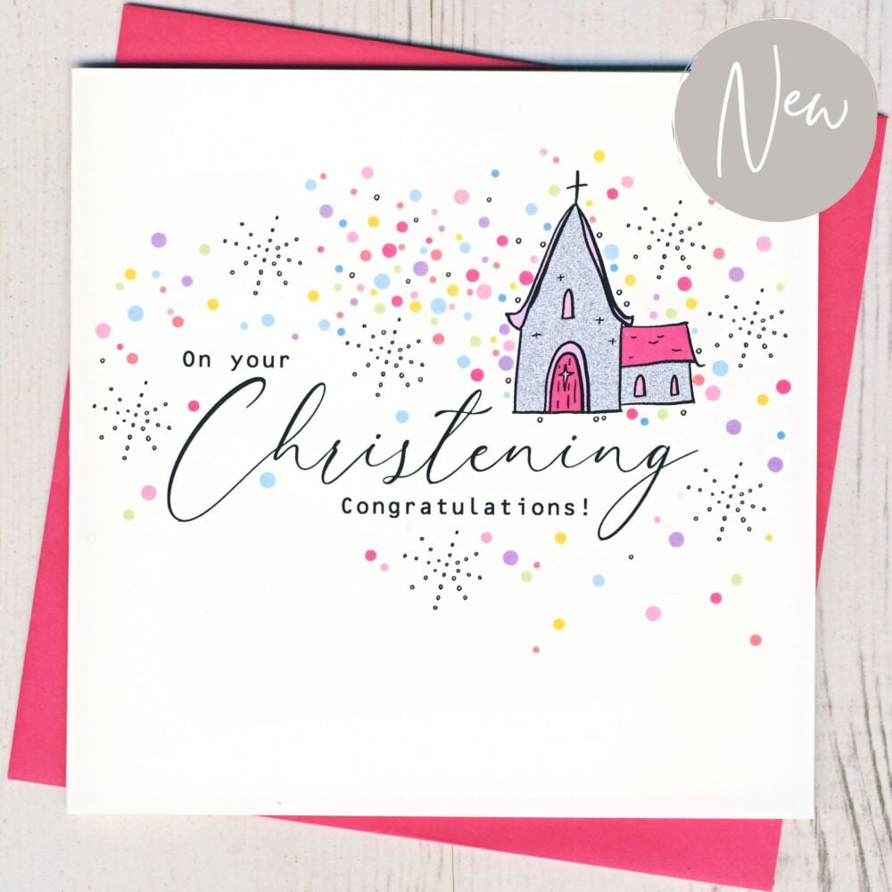 <!-- 007 -->Girl's Christening Card