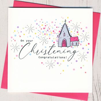 Girl's Christening Card