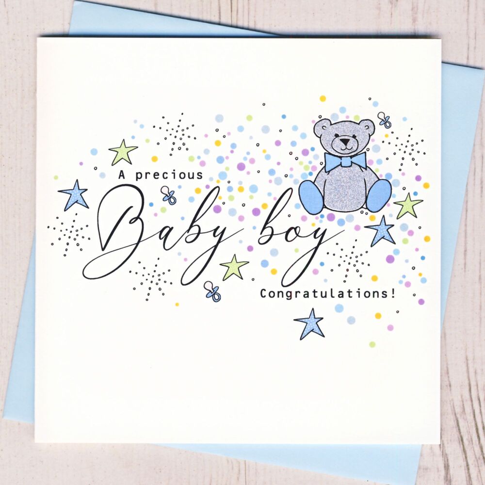 <!-- 024 -->New Baby Boy Card
