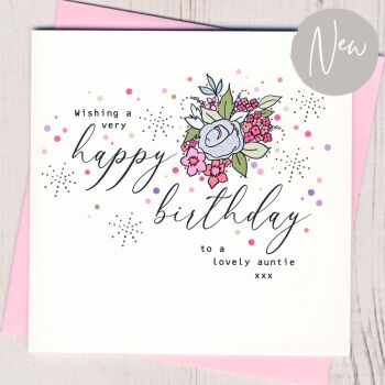 Auntie Birthday Card