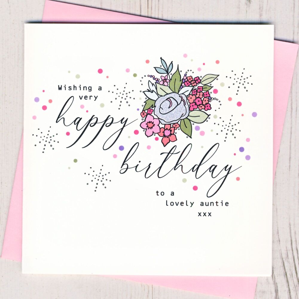 Auntie Birthday Card