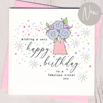 Sister Birthday Card