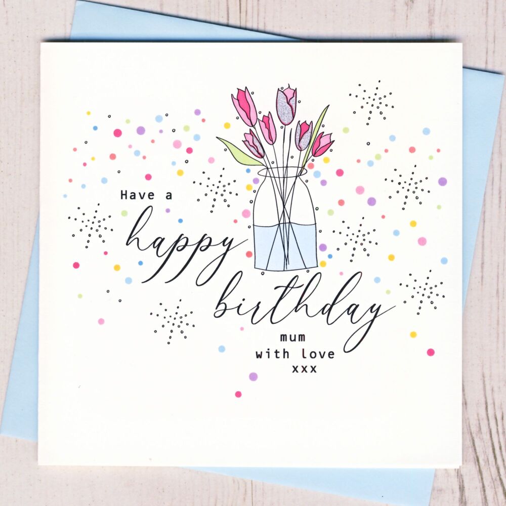   Floral Mum Birthday Card