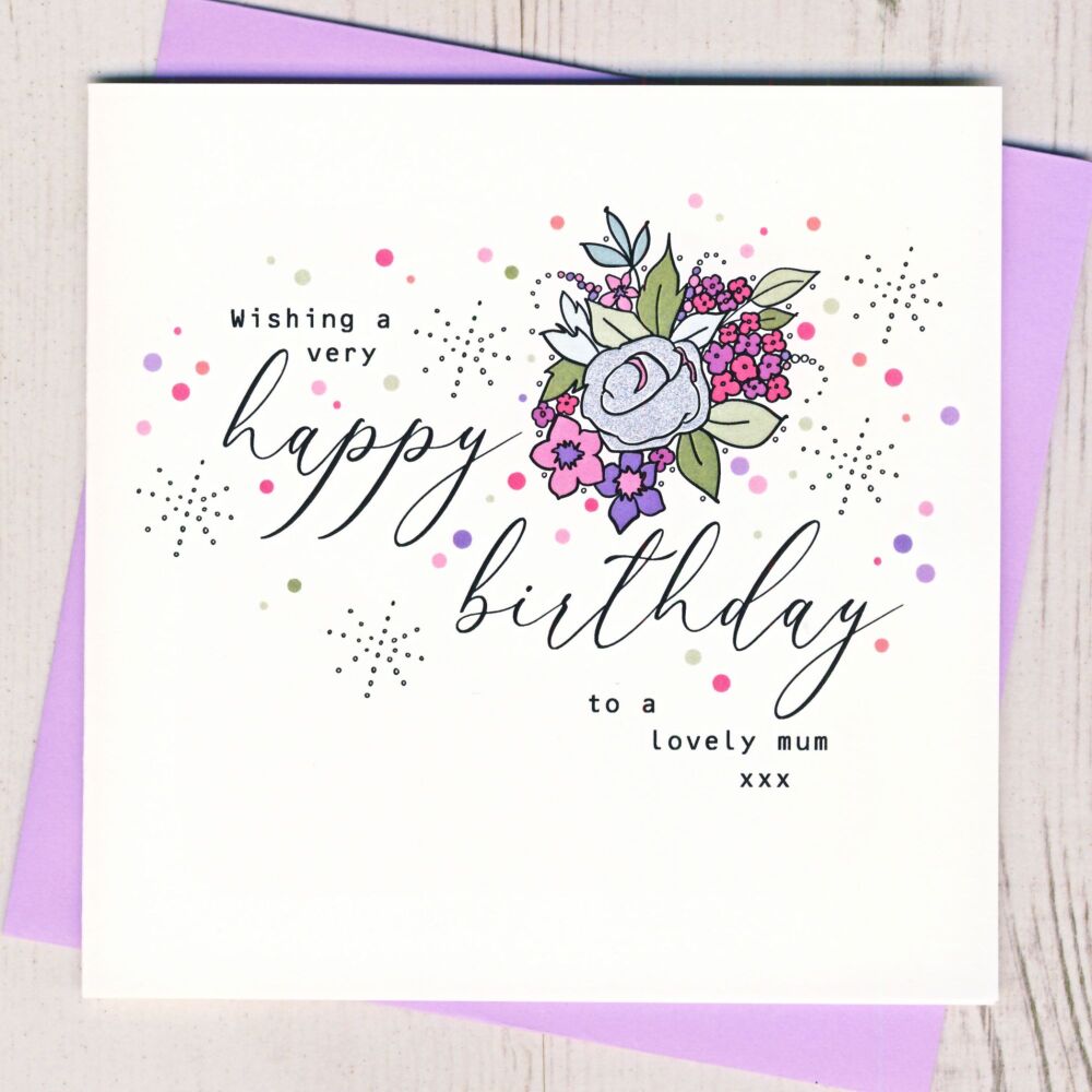  Floral Mum Birthday Card