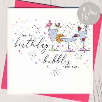  Birthday Bubbles Card
