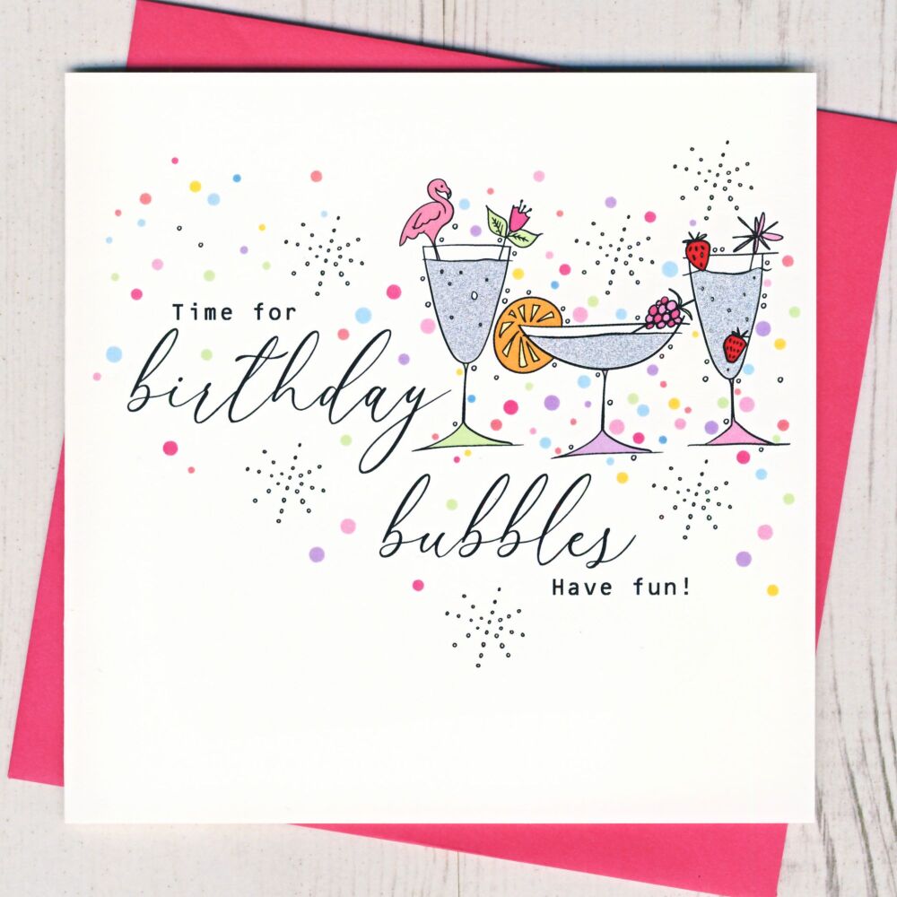  Birthday Bubbles Card