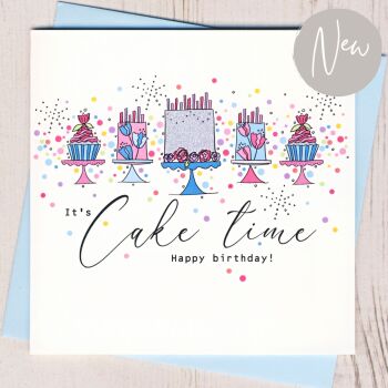  Cake Time Birthday Card