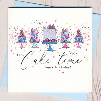  Cake Time Birthday Card