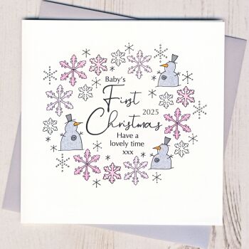 Baby's First Christmas Card