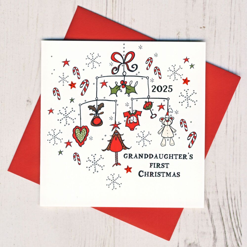 <!-- 029-->  Granddaughter's First Christmas Card