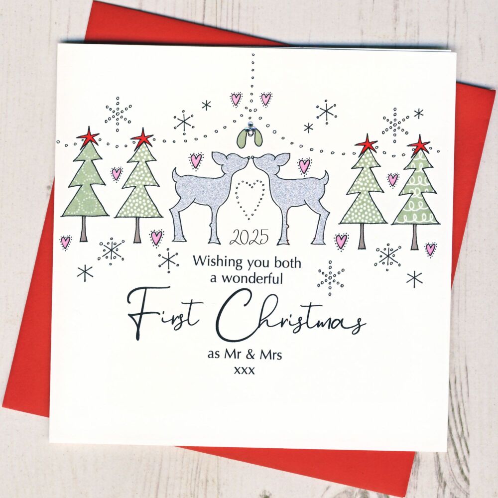 First Christmas As Mr & Mrs Card