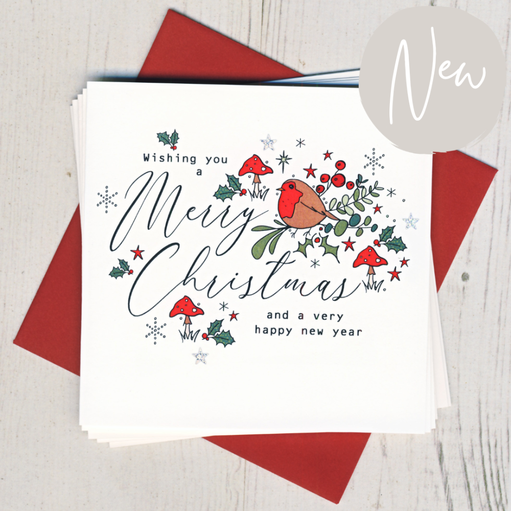 <!-- 010 -->Pack of Five Christmas Cards