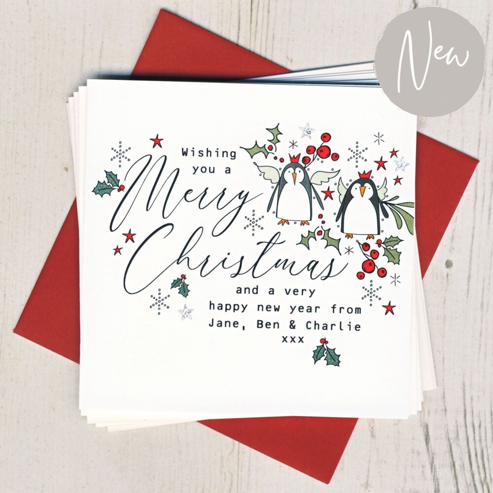 <!-- 030-->Personalised Christmas Dogs Cards