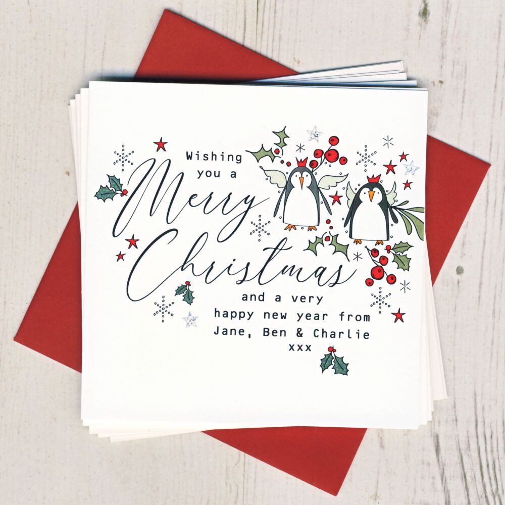 <!-- 030-->Personalised Christmas Dogs Cards