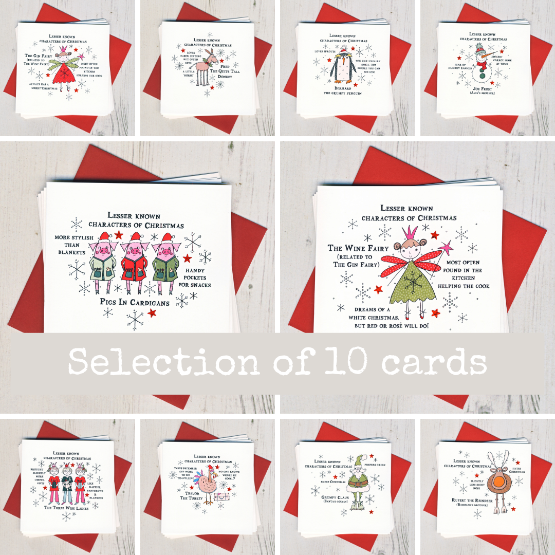 <!-- 010 -->Selection of Ten Christmas Cards