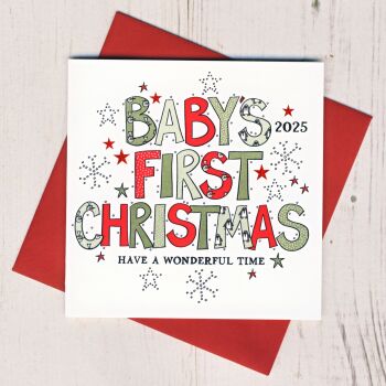 Baby's First Christmas Card