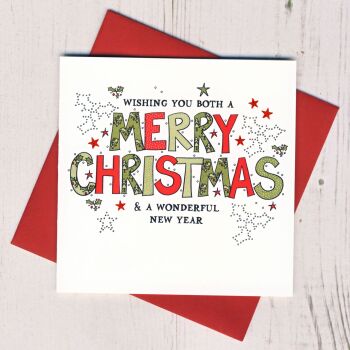 Christmas Card To Both Of You