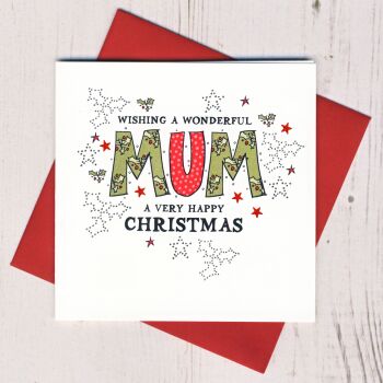 Wonderful Mum Christmas Card