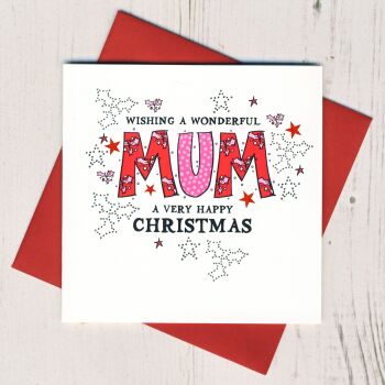Wonderful Mum Christmas Card