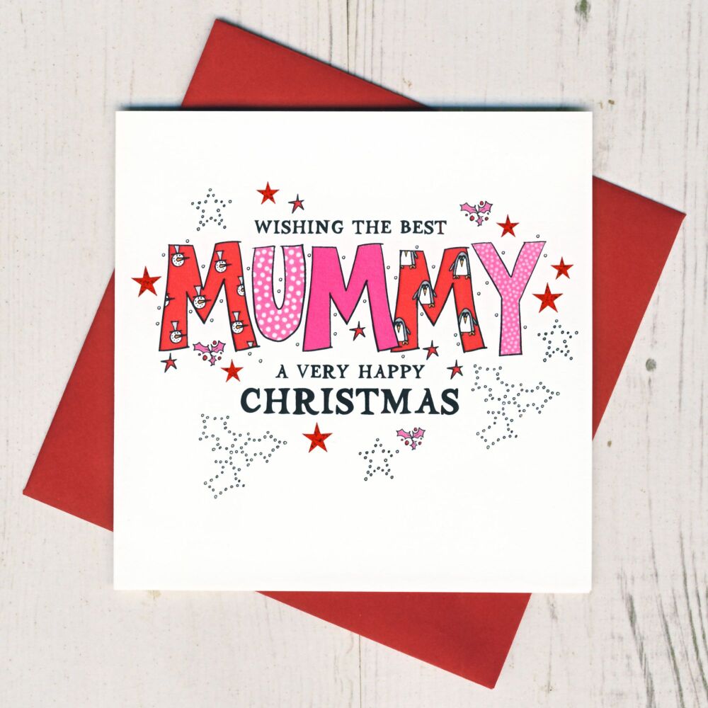 <!-- 017-->Wonderful Mummy Christmas Card