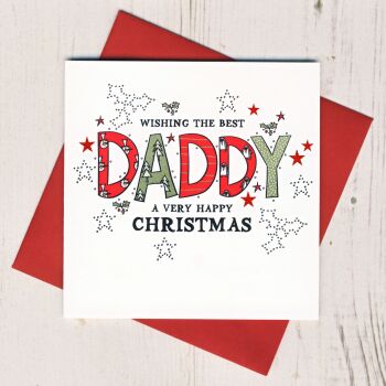 Wonderful Daddy Christmas Card