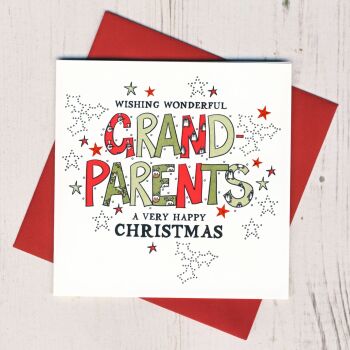 Wonderful Grandparents Christmas Card