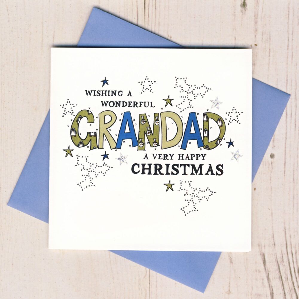 <!-- 005-->Wonderful Grandad Christmas Card