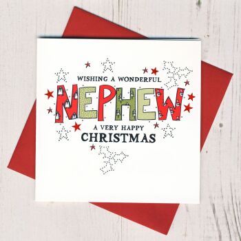 Wonderful Nephew Christmas Card