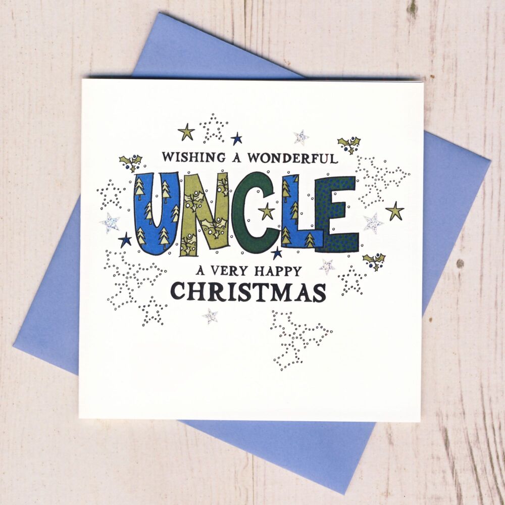 <!-- 005-->Wonderful Uncle Christmas Card