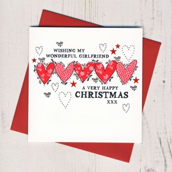 Wonderful Girlfriend Christmas Card