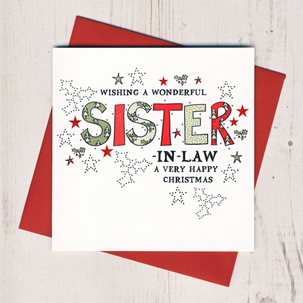 <!-- 047-->Wonderful Sister-in-law Christmas Card