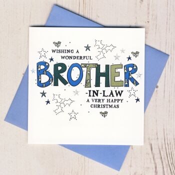 Wonderful Brother-In-Law Christmas Card