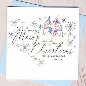 Merry Christmas To A Special Couple Card