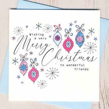 Wonderful Friends Christmas Card