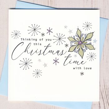 Thinking of You at Christmas Card