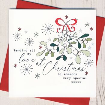 All My Love At Christmas Card