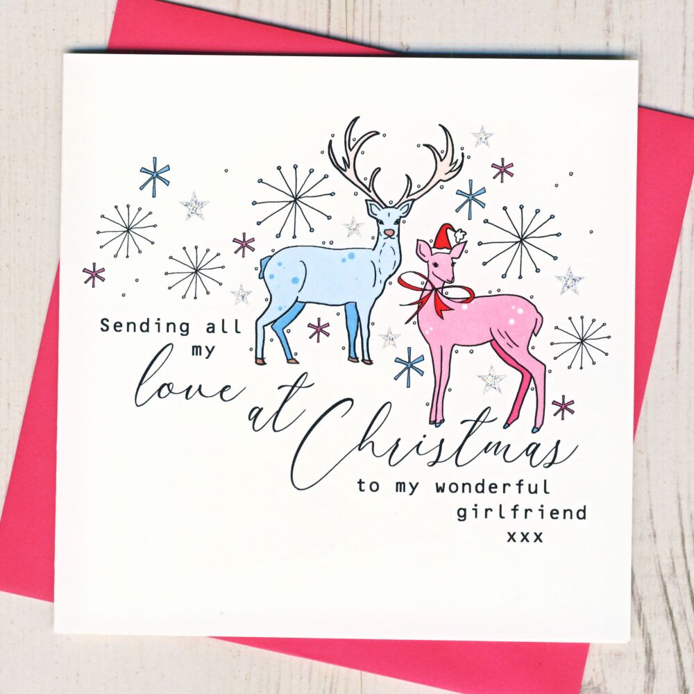 <!-- 000 -->Wonderful Girlfriend Christmas Card