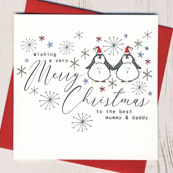Mummy & Daddy Christmas Card
